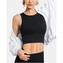 6 Pks Womens Sports Bra Crop Top High Neck Longline for Workout Yoga