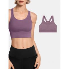 6 Pks Women High Impact Support Vest Shockproof Sports Bra  