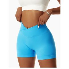 4 Prs Women Sexy Seamless Butt Lift Sports Legging Scrunch Butt Yoga Shorts 